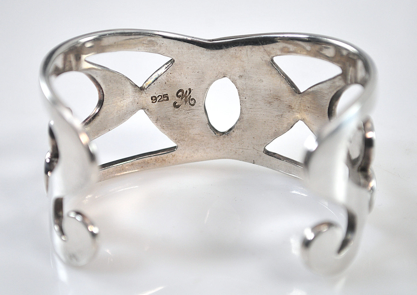 Winterthur Wide Sterling Silver Cuff Bracelet