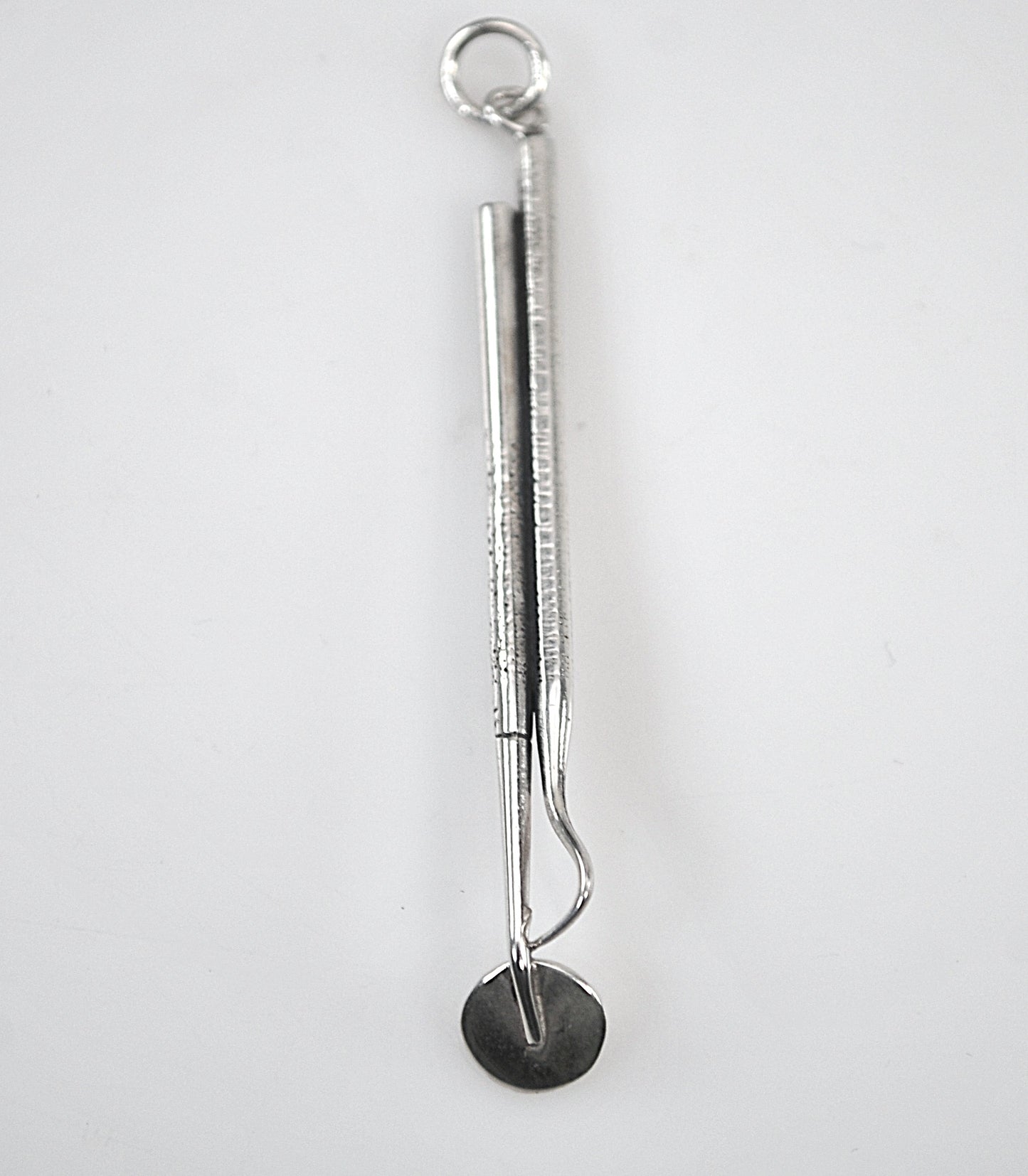 Sterling Silver Dental Instruments Pendant