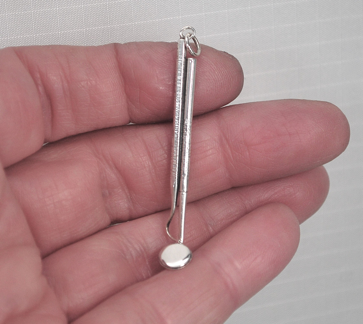 Sterling Silver Dental Instruments Pendant