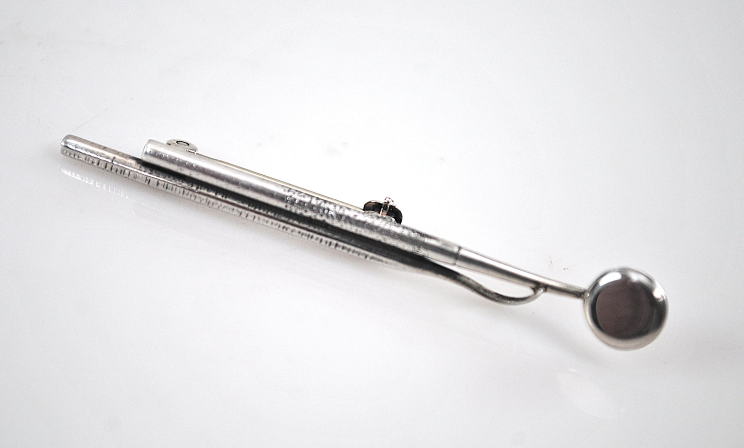 Sterling Silver Dental Instruments Brooch