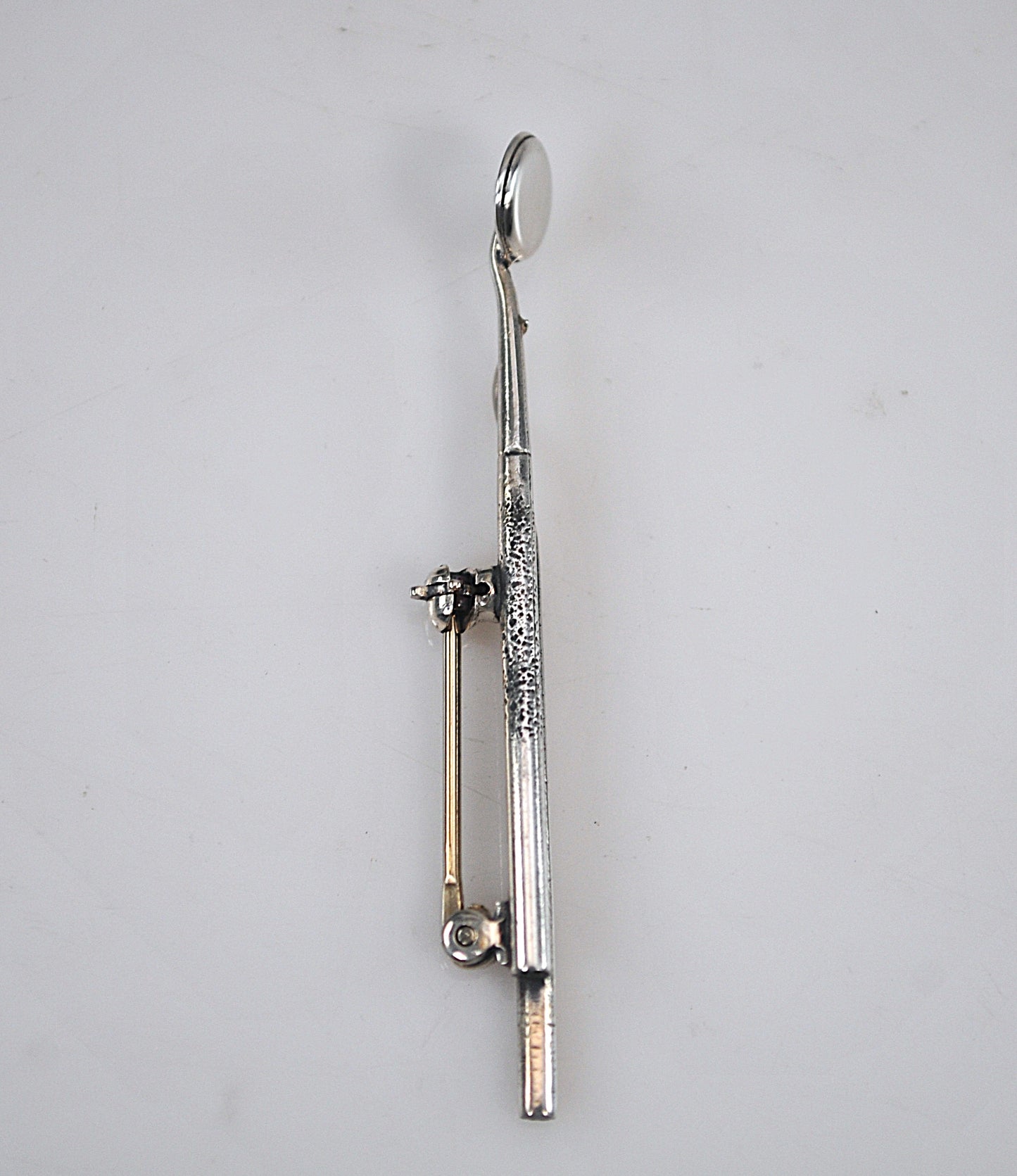 Sterling Silver Dental Instruments Brooch