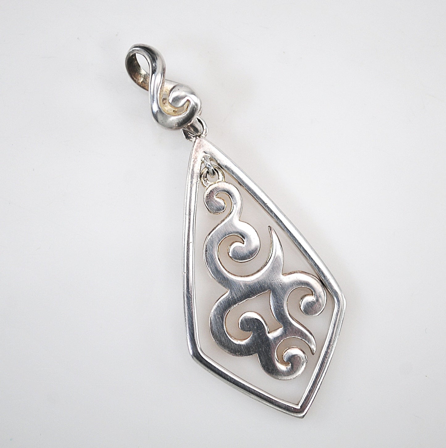 Silpada Sterling Silver Cutout Scroll Pendant