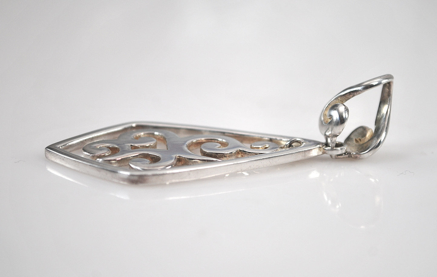 Silpada Sterling Silver Cutout Scroll Pendant