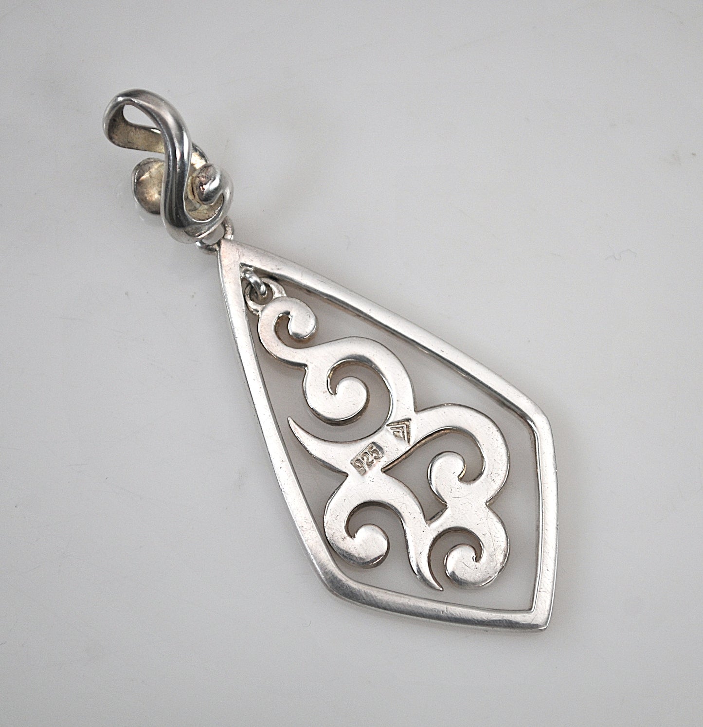 Silpada Sterling Silver Cutout Scroll Pendant