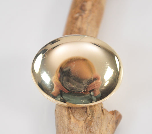 Itaor 925 Italy Gold over Sterling Statement Ring