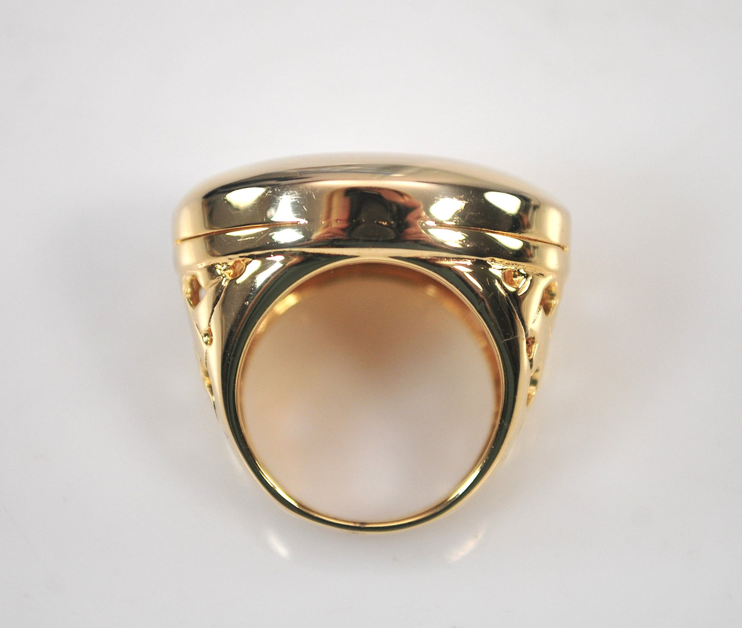 Itaor 925 Italy Gold over Sterling Statement Ring