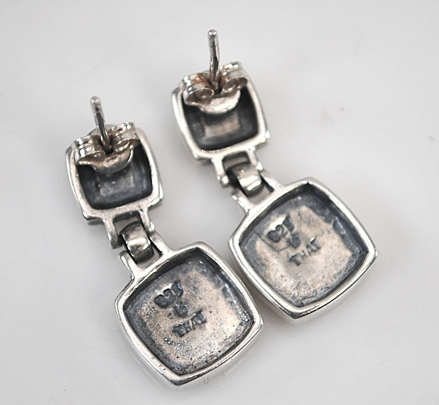 Sterling Silver Floral Earrings