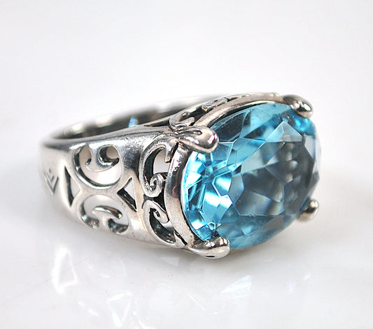 Silpada Sterling Silver Blue Cove Ring