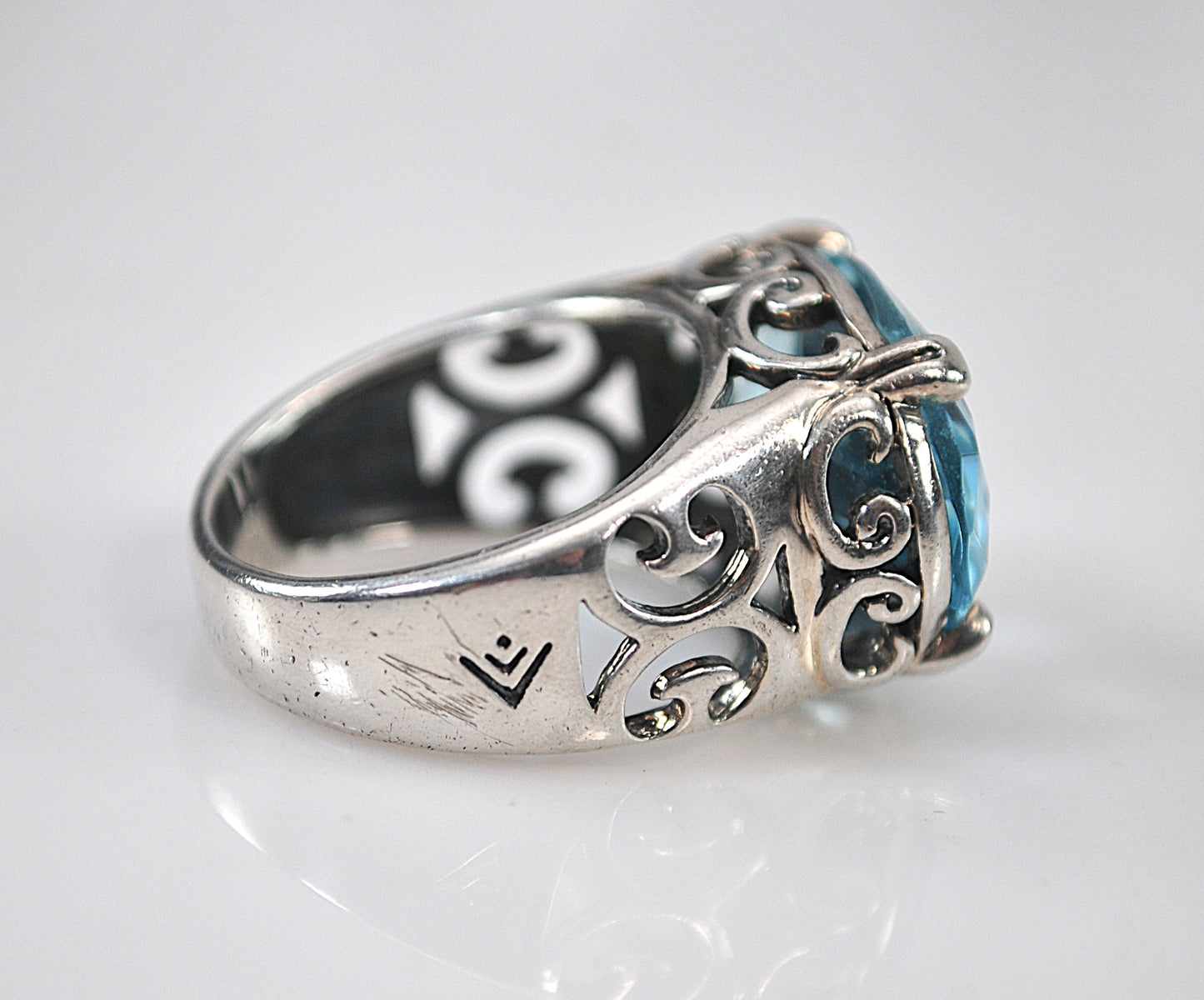 Silpada Sterling Silver Blue Cove Ring