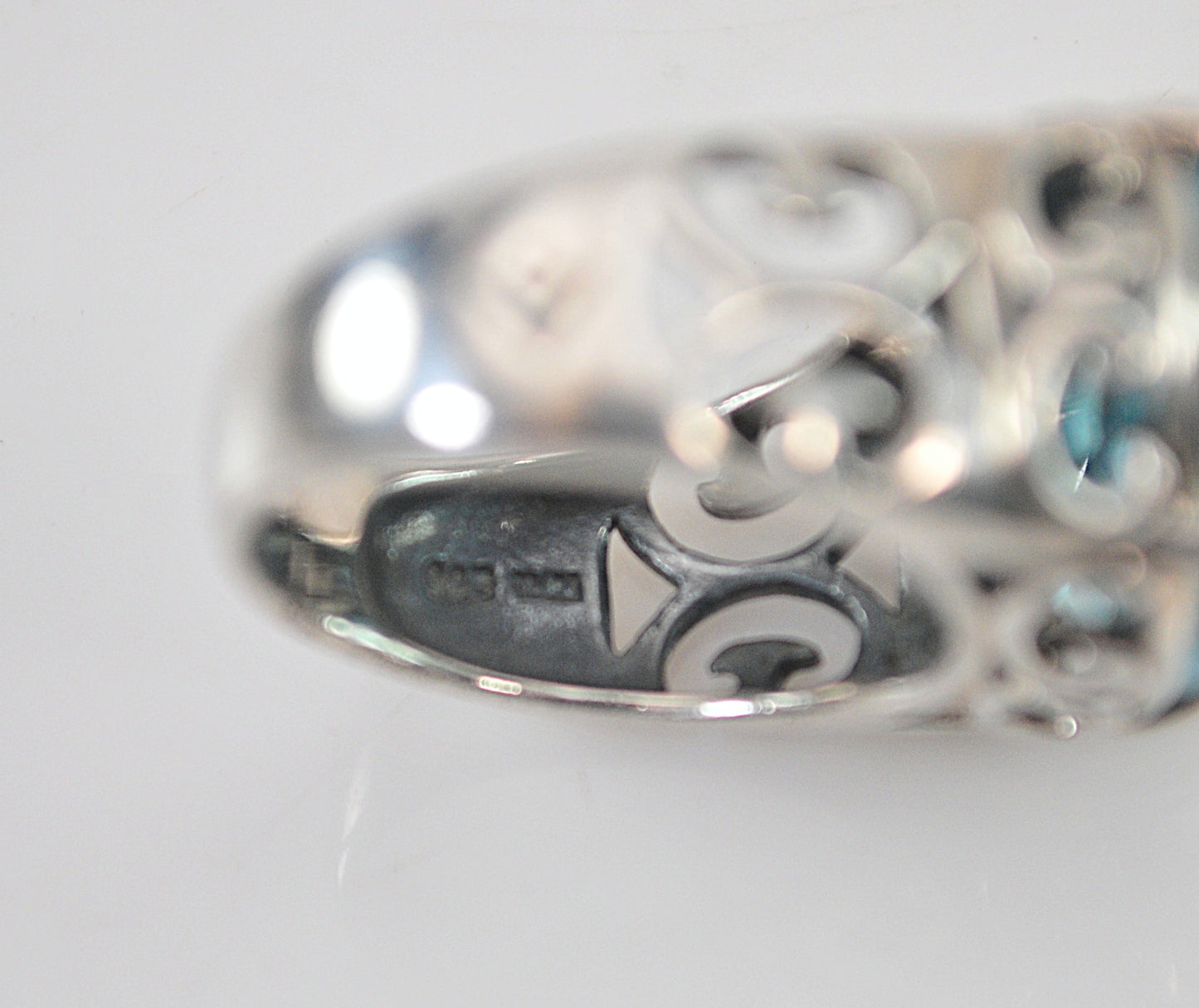 Silpada Sterling Silver Blue Cove Ring