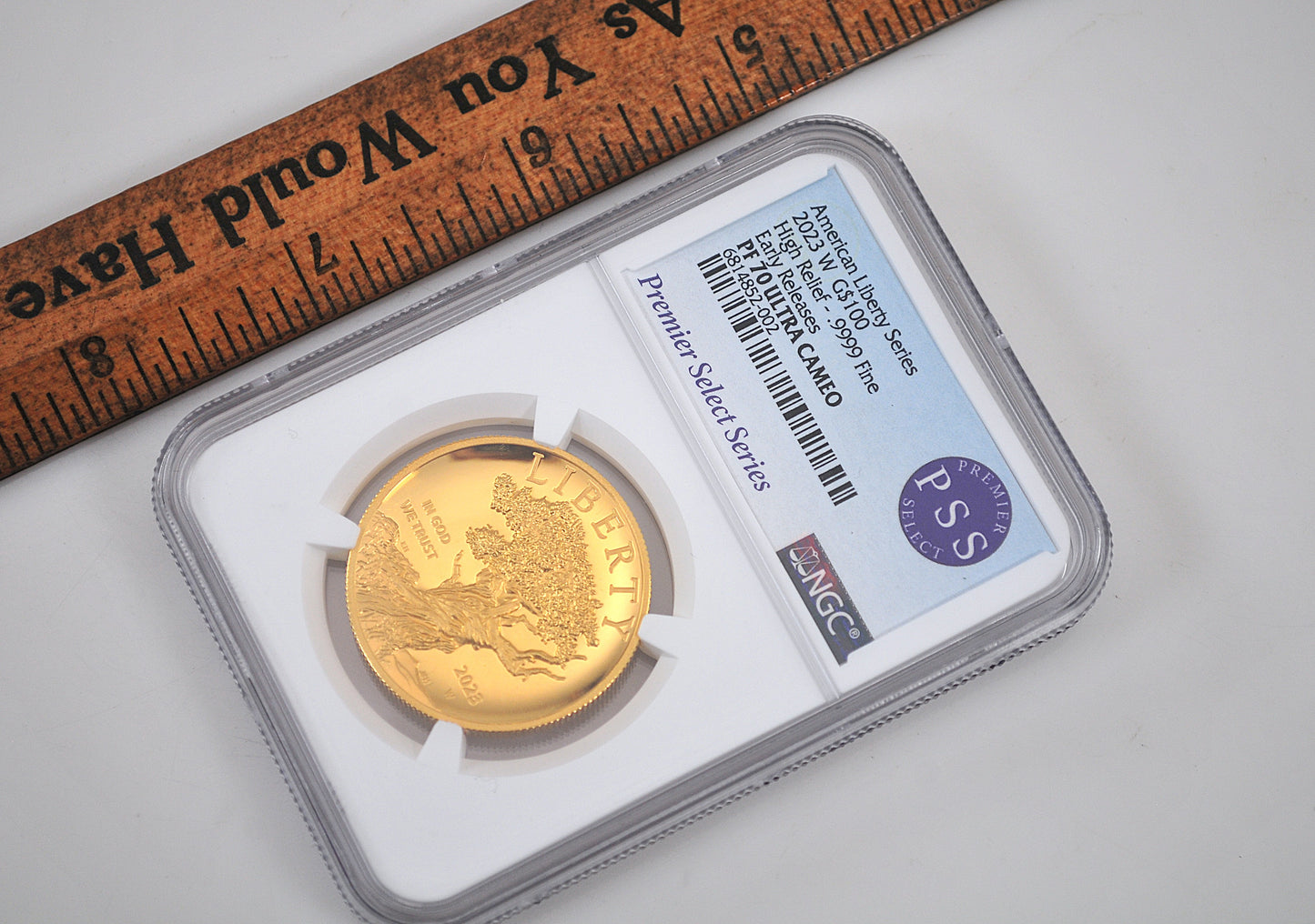 American Liberty Series 1oz Fine Gold High Relief PF70 Coin