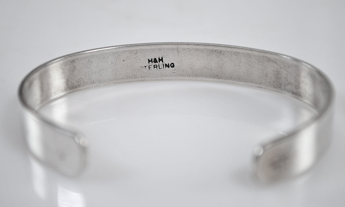 Sterling Silver Hand & Hammer Barn Goddess Cuff Bracelet