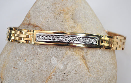 14K Gold Diamond Bracelet