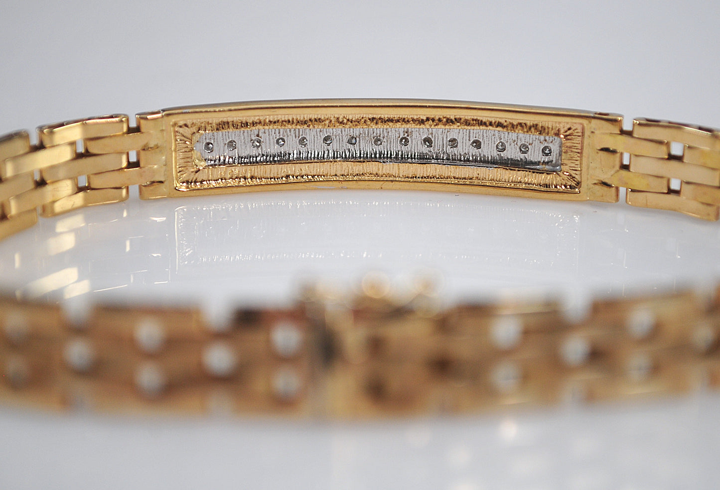 14K Gold Diamond Bracelet