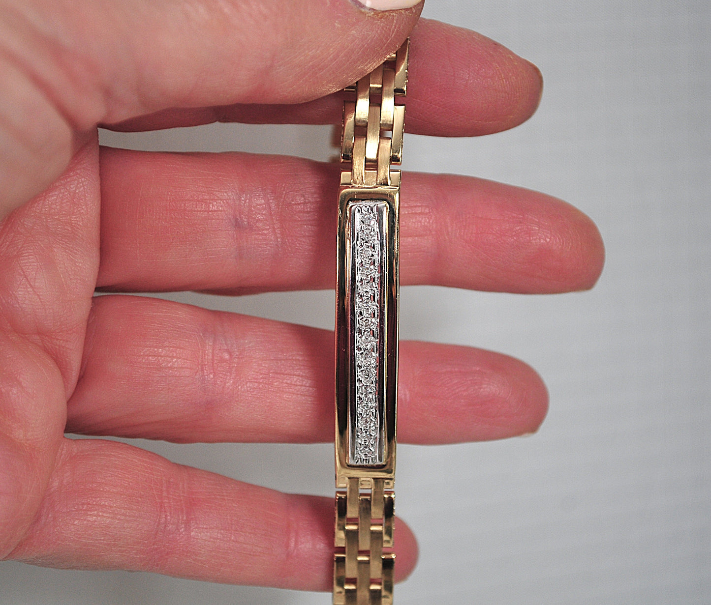 14K Gold Diamond Bracelet