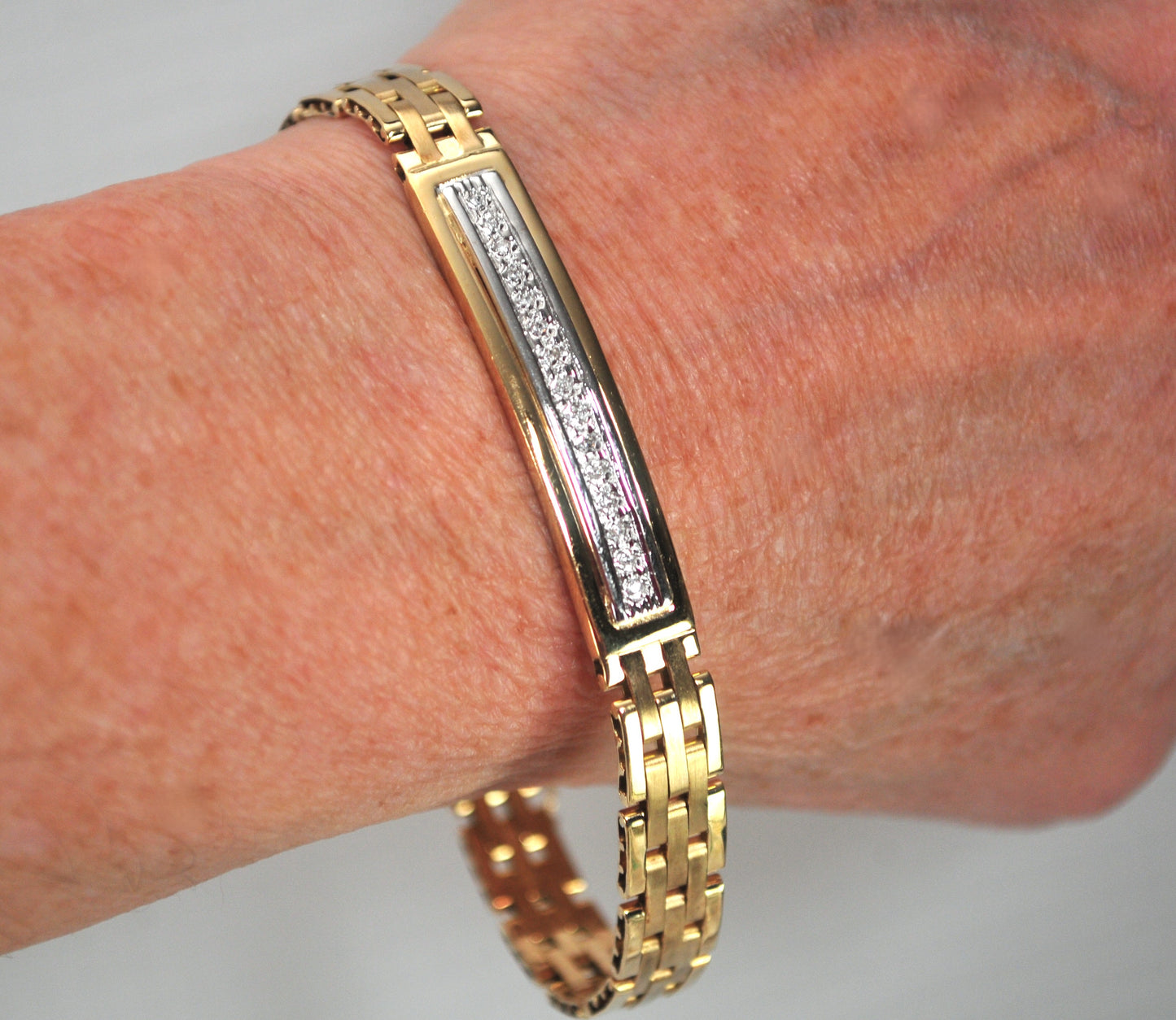 14K Gold Diamond Bracelet