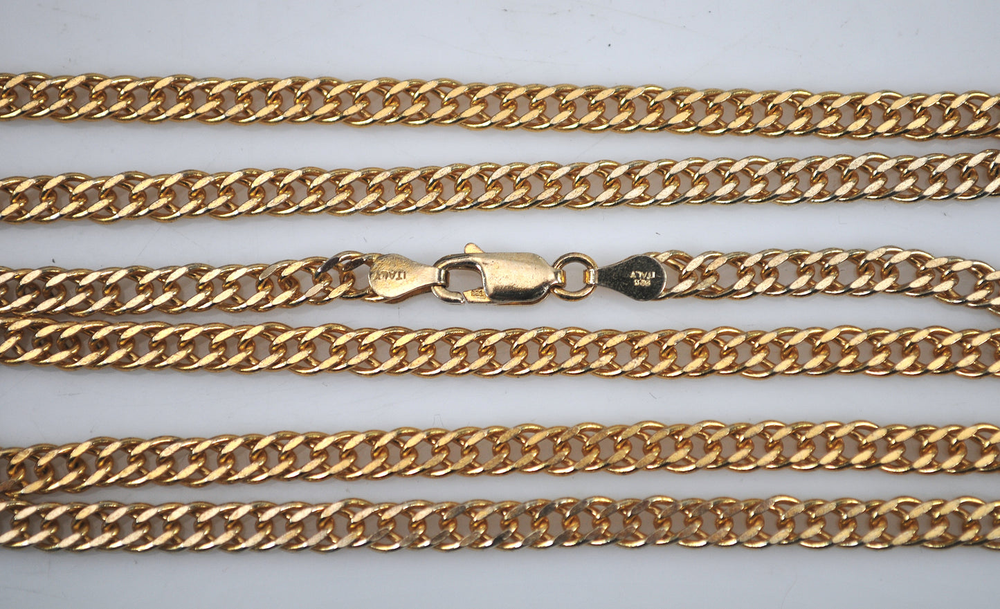 30 inch 925 Italy Curb Chain Necklace