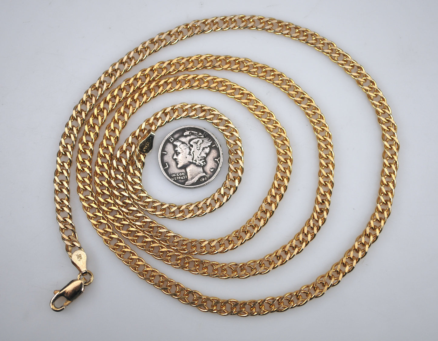 30 inch 925 Italy Curb Chain Necklace