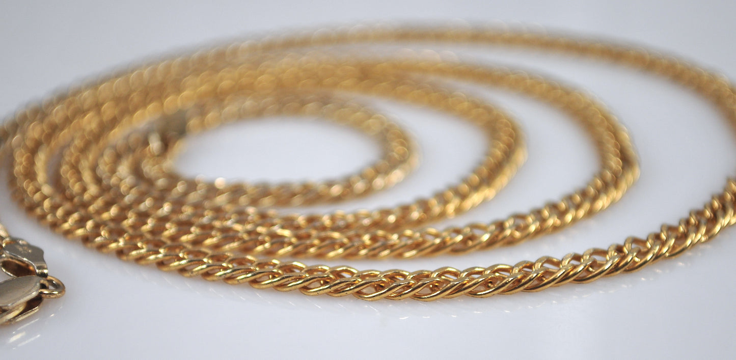 30 inch 925 Italy Curb Chain Necklace