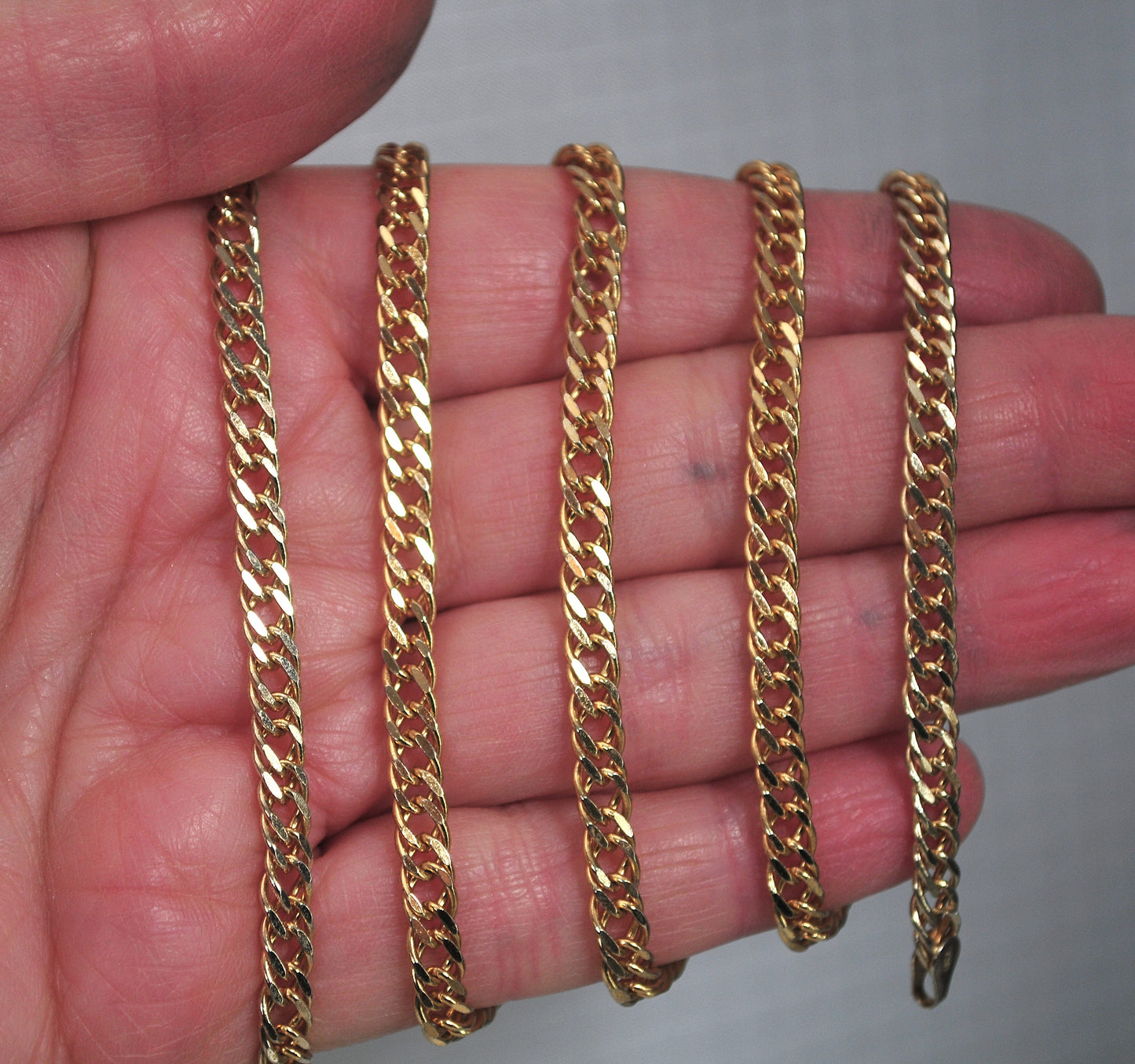 30 inch 925 Italy Curb Chain Necklace