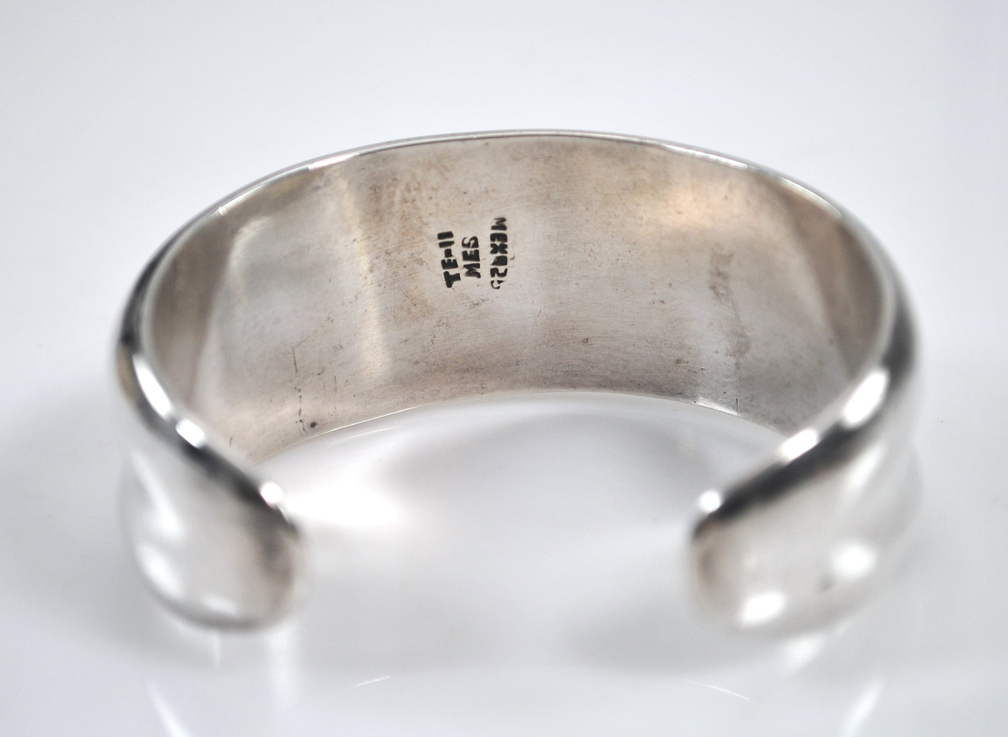 Taxco Sterling Silver Wide Cuff Bracelet