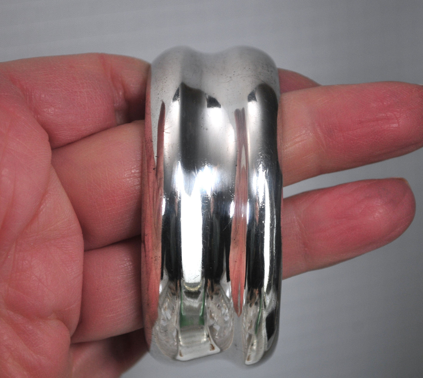 Taxco Sterling Silver Wide Cuff Bracelet