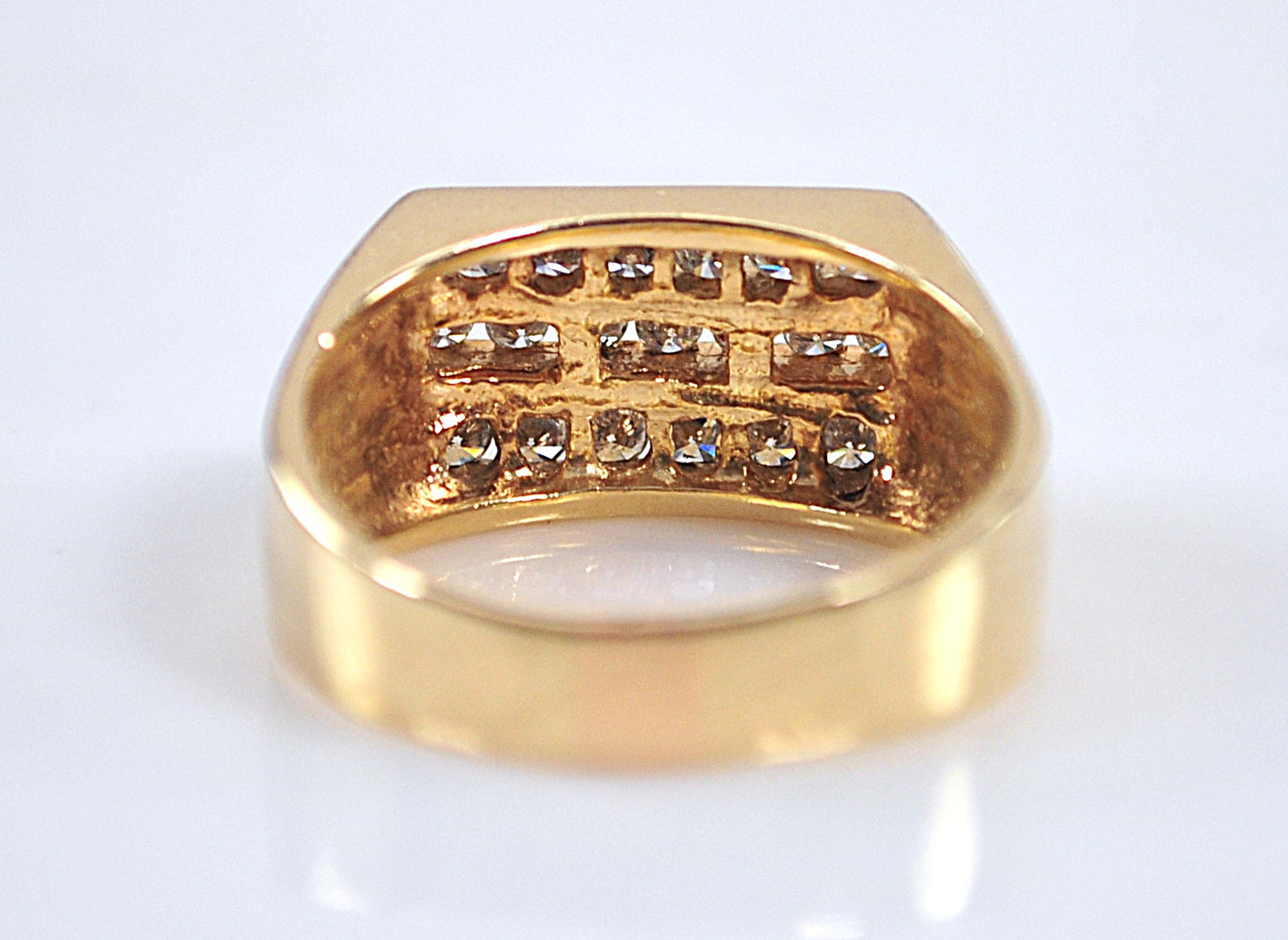 14K Gold Men's Diamond Ring