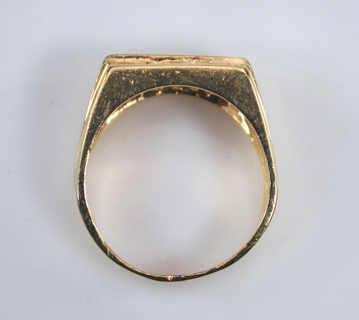 14K Gold Men's Diamond Ring