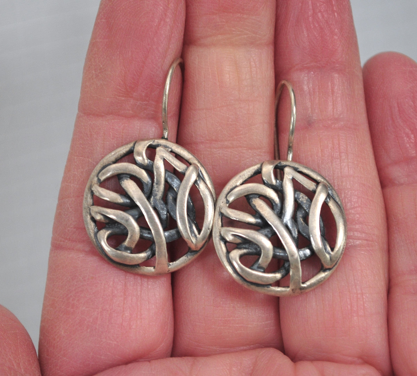 Silpada Sterling Silver Intertwined Celtic Earrings