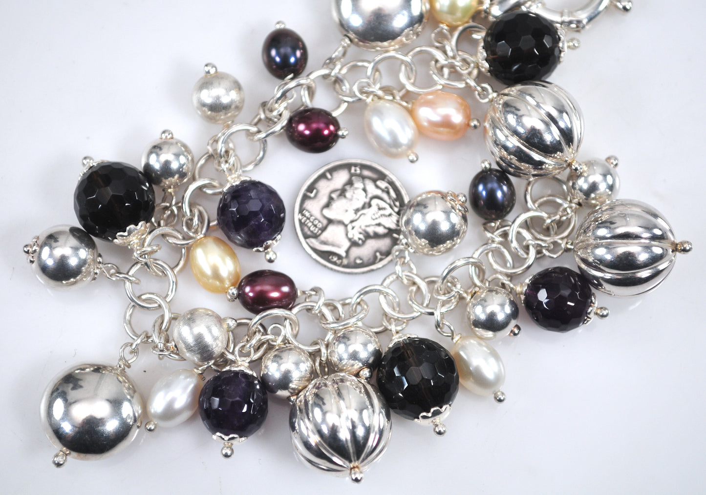 925 Milor Italy Cha Cha Charm Bracelet