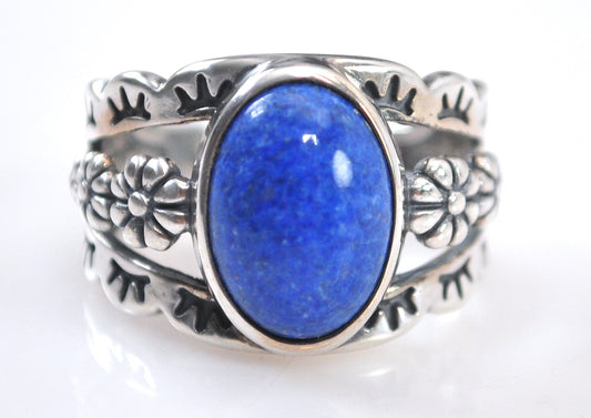 Sterling Silver Carolyn Pollack Lapis Ring