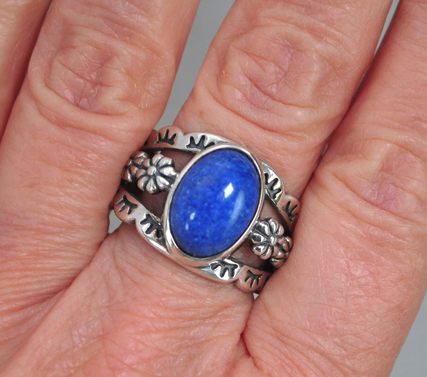 Sterling Silver Carolyn Pollack Lapis Ring