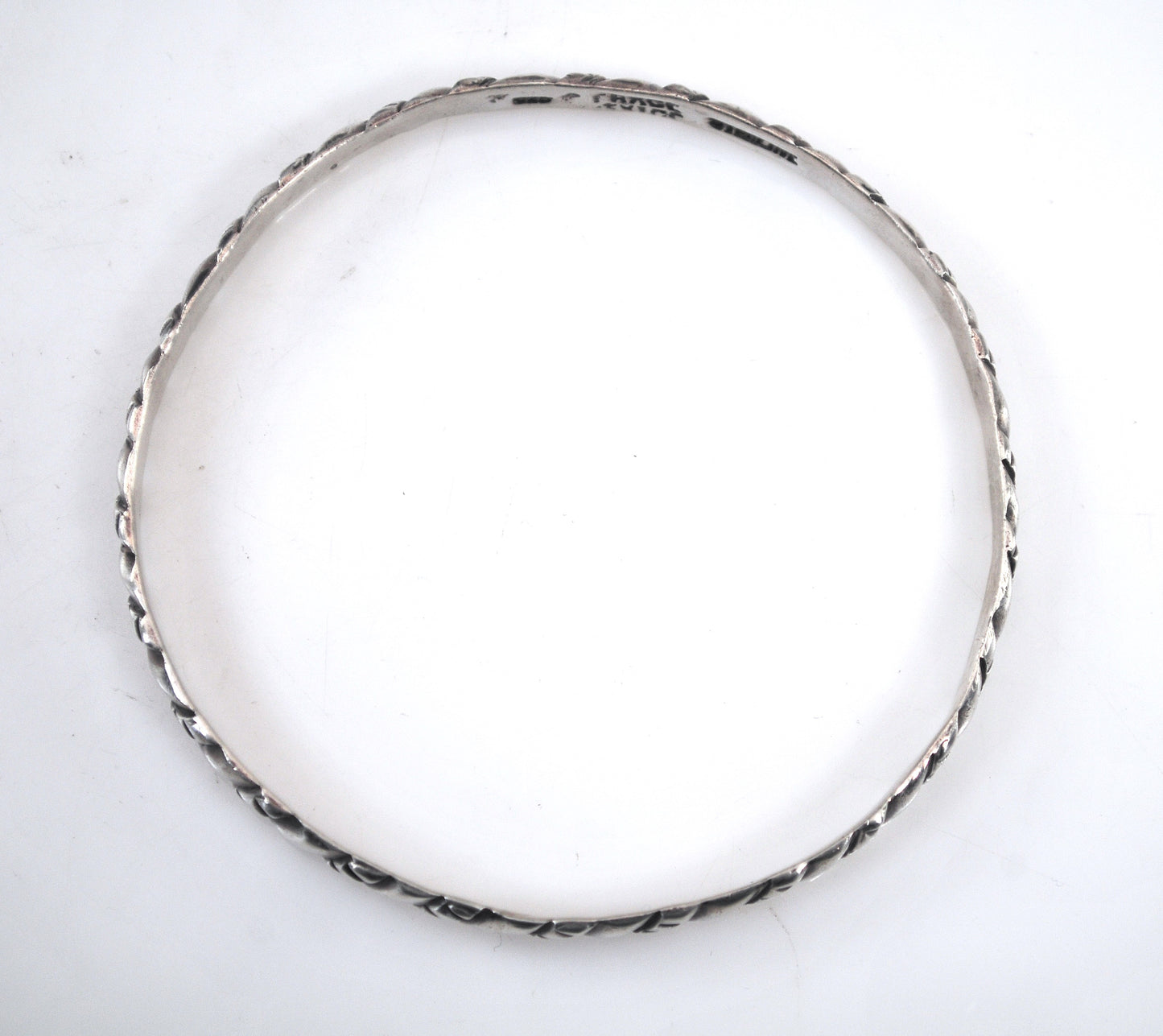 Vintage Taxco Sterling Silver Bangle Bracelet