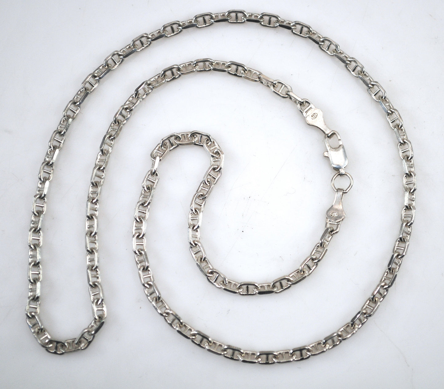 925 Mexico 3mm Mariner Link Chain Necklace
