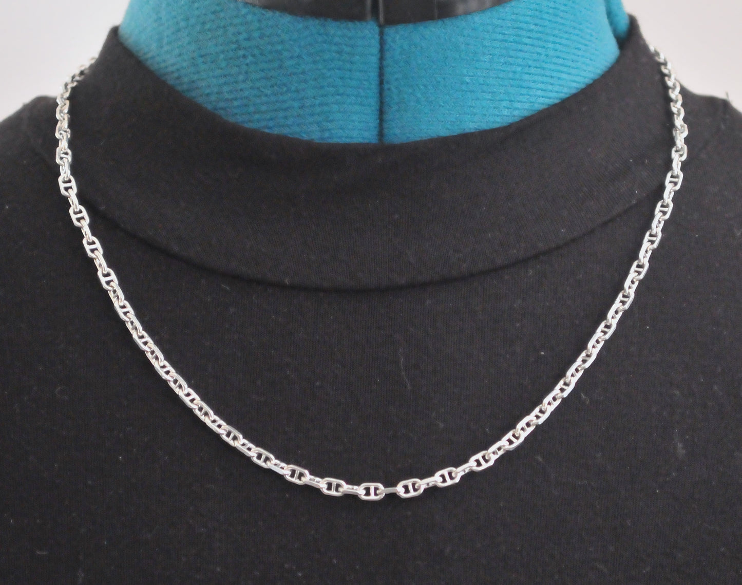 925 Mexico 3mm Mariner Link Chain Necklace