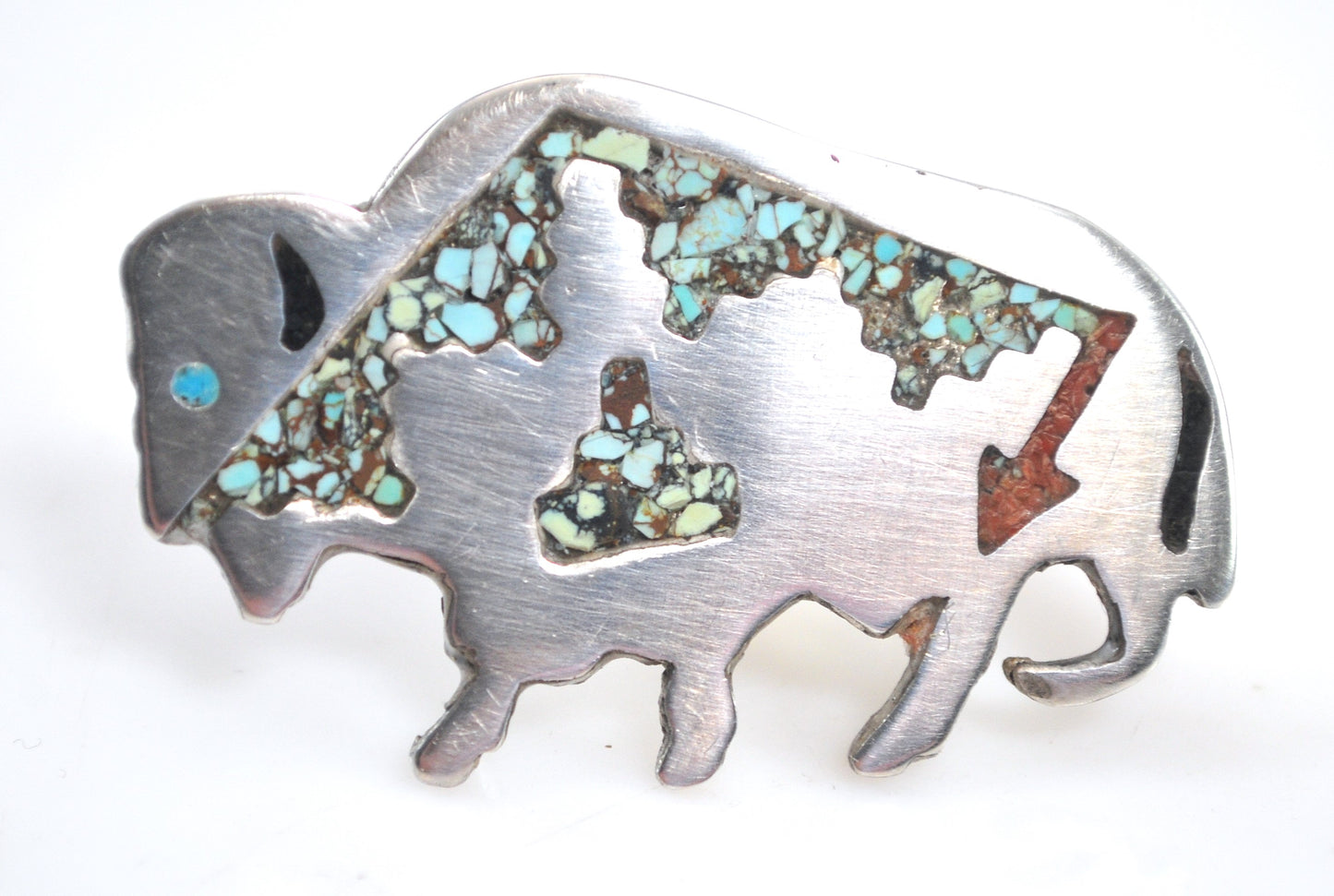 Huge Southwestern Buffalo Ring