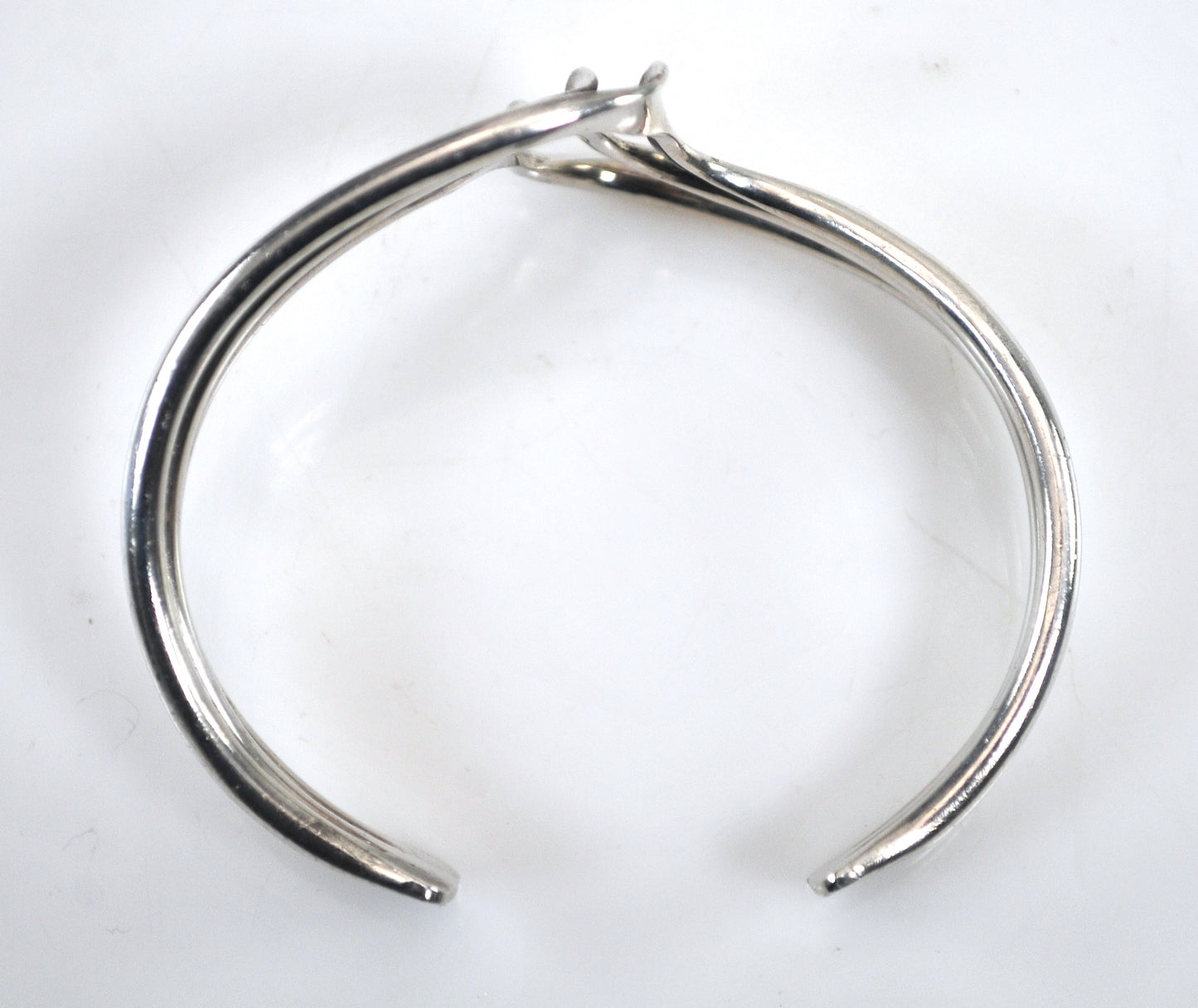 Sterling Silver Wave Cuff Bracelet