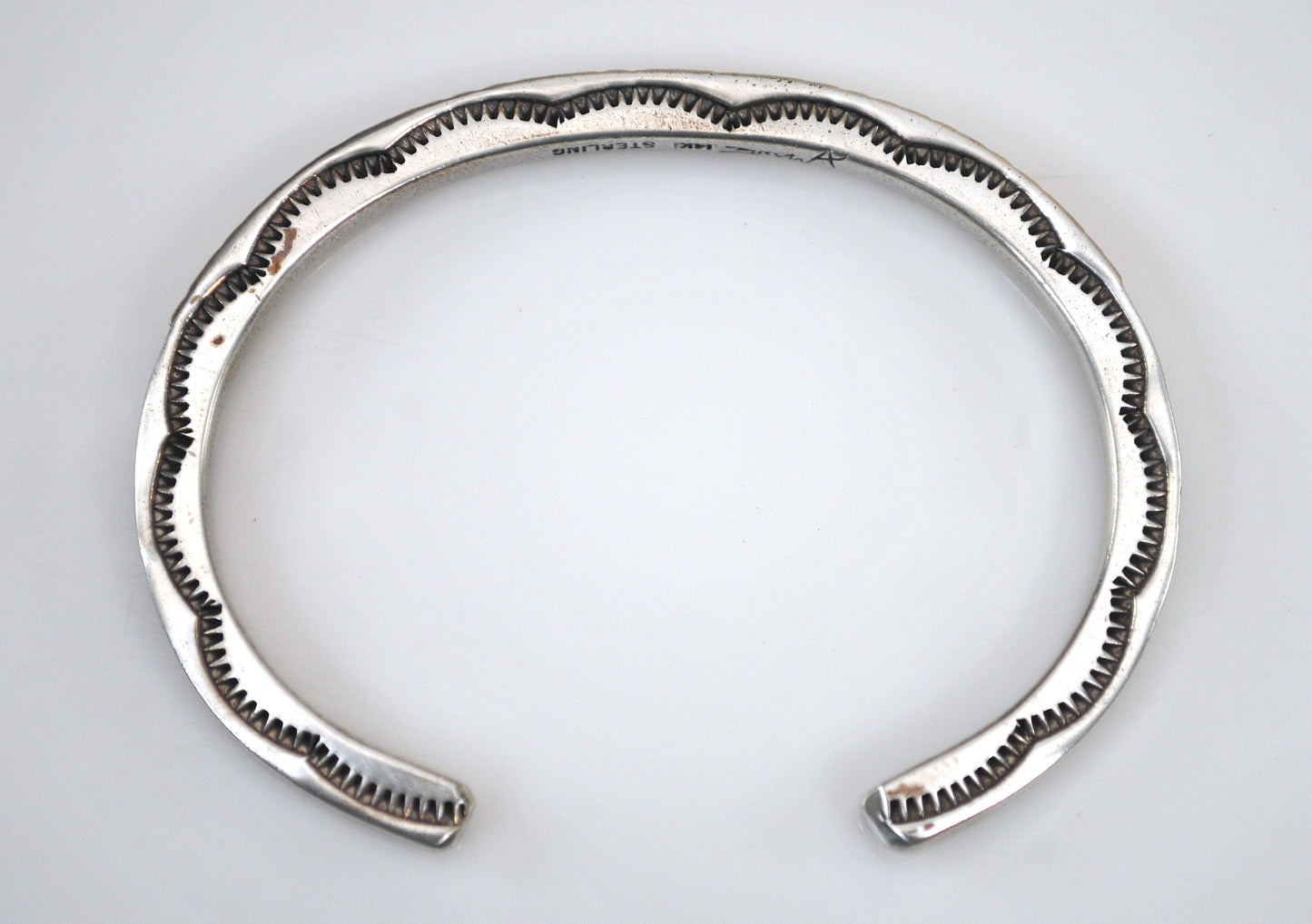 Alvin Monte Sterling Silver 14K Gold Cuff Bracelet