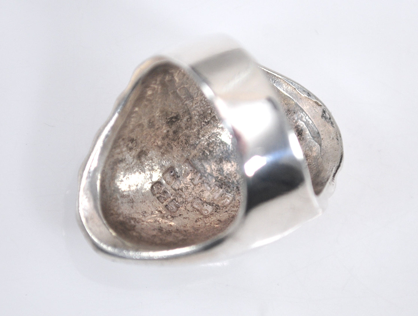 Long Taxco Modernist Sterling Silver Ring