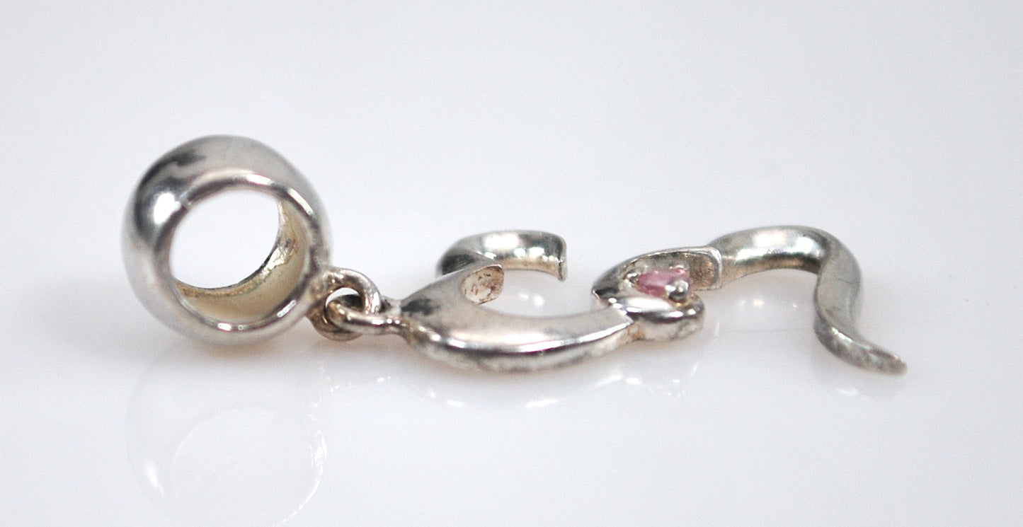 Small Sterling Silver Open Heart Pendant