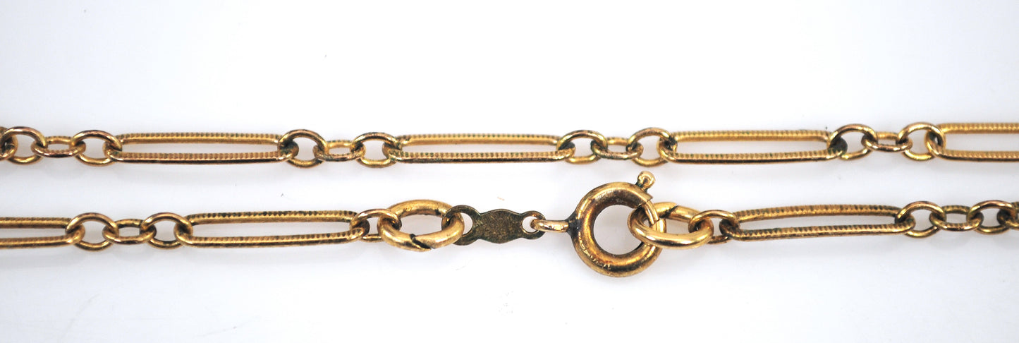 Vintage Designer 3.5mm Gold Filled Chain Necklace