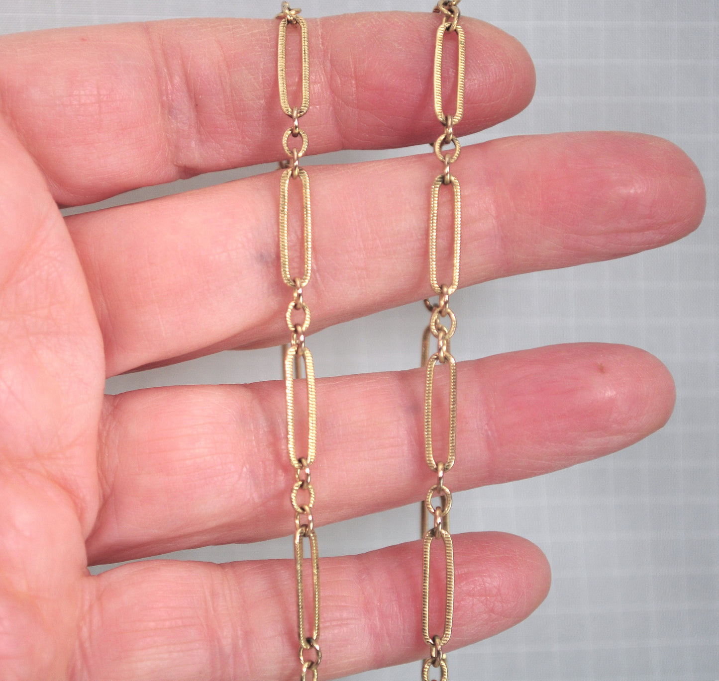 Vintage Designer 3.5mm Gold Filled Chain Necklace