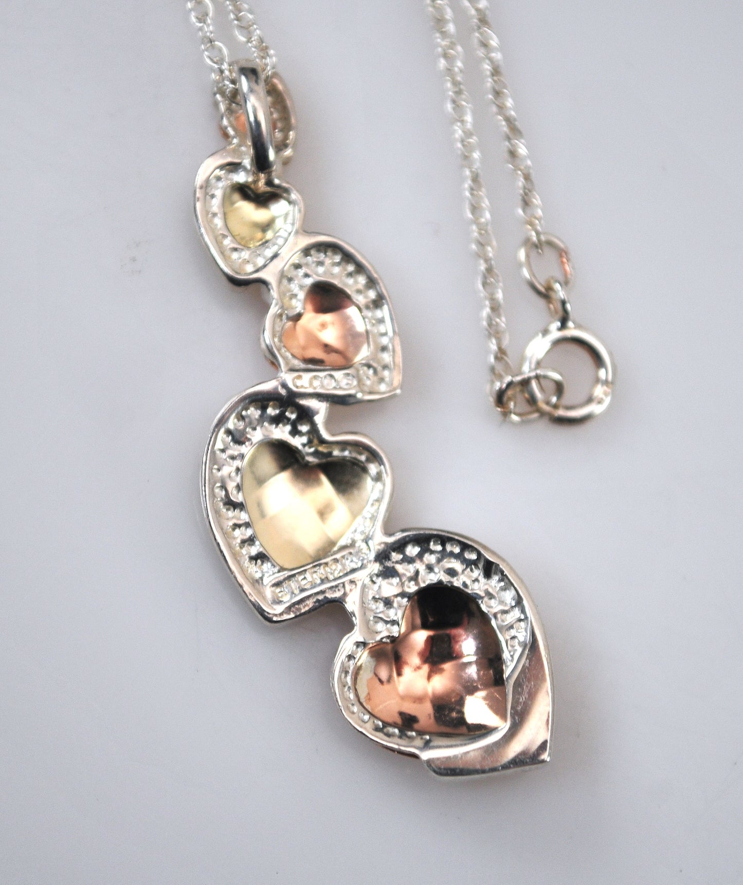 Coleman Black Hills Sterling Silver 12K Gold Leaf Pendant Necklace