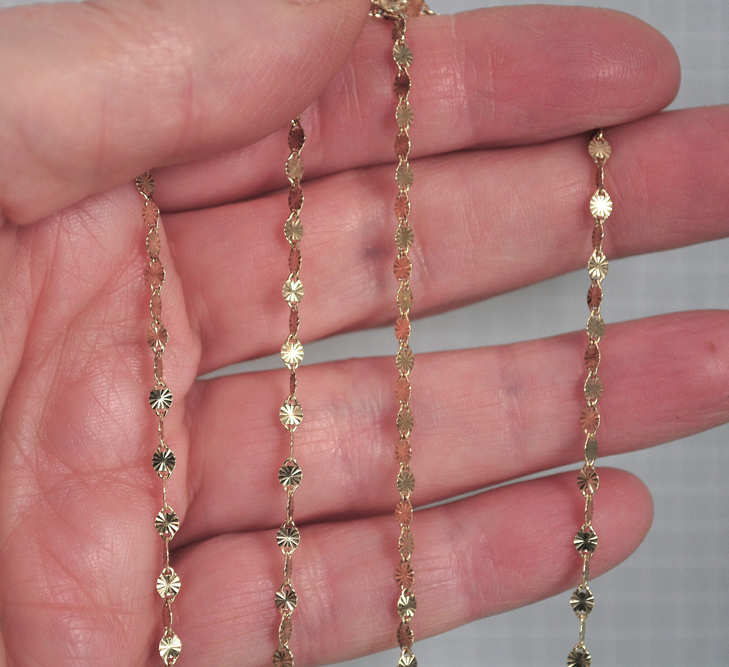 Danecraft 925 Italy Gold over Sterling Sparkle Necklace