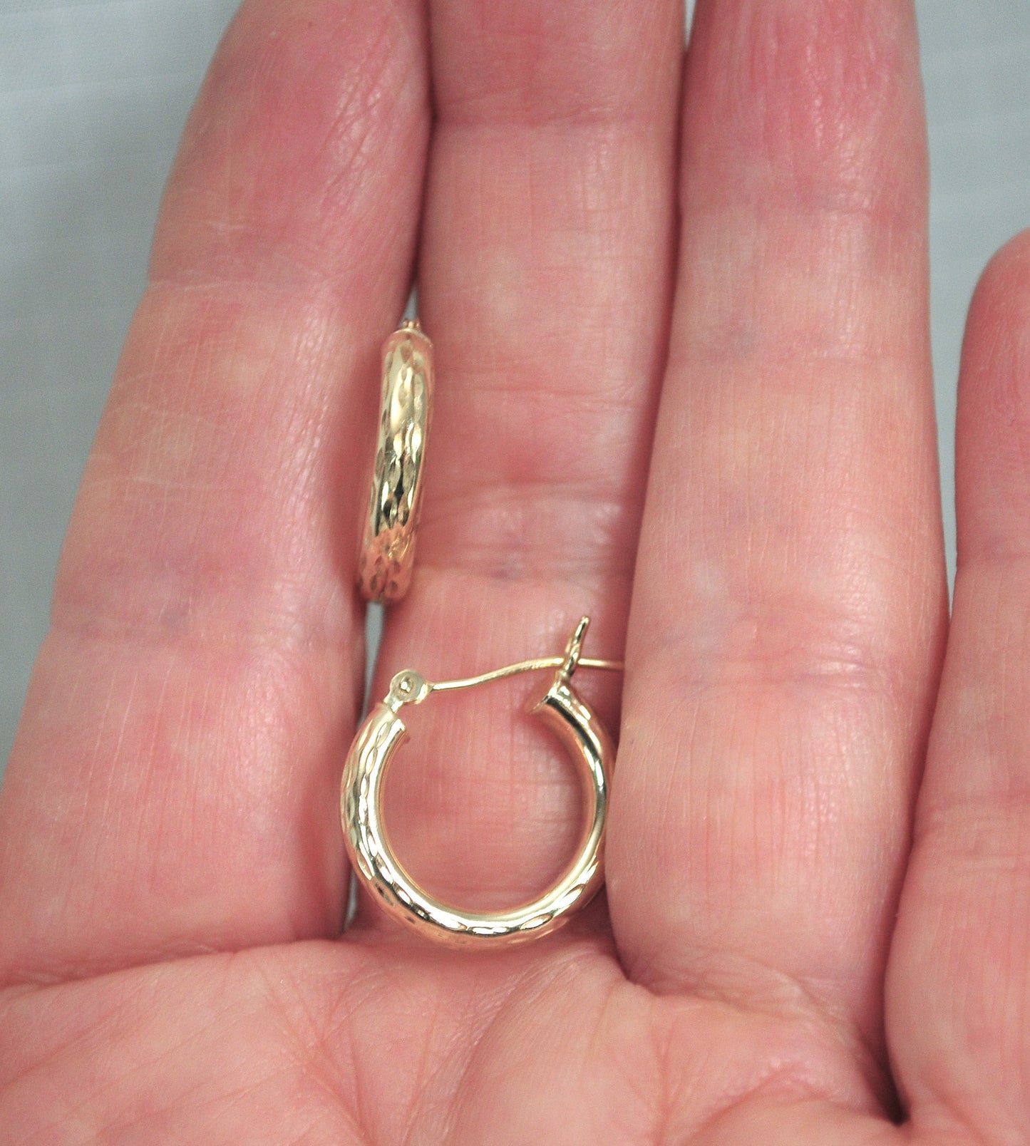 10K Gold Hoop Earrings