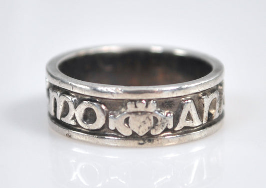 Sterling Silver Anam Cara Claddagh Ring