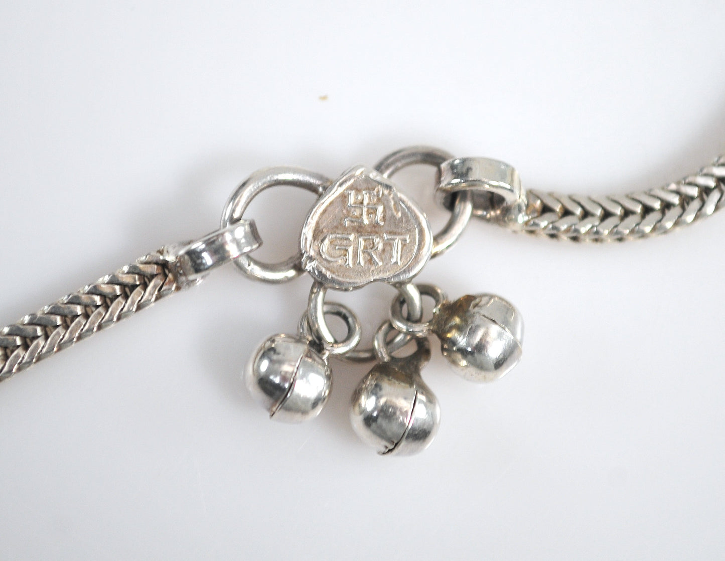 Sterling Silver Ethnic Anklet Payal
