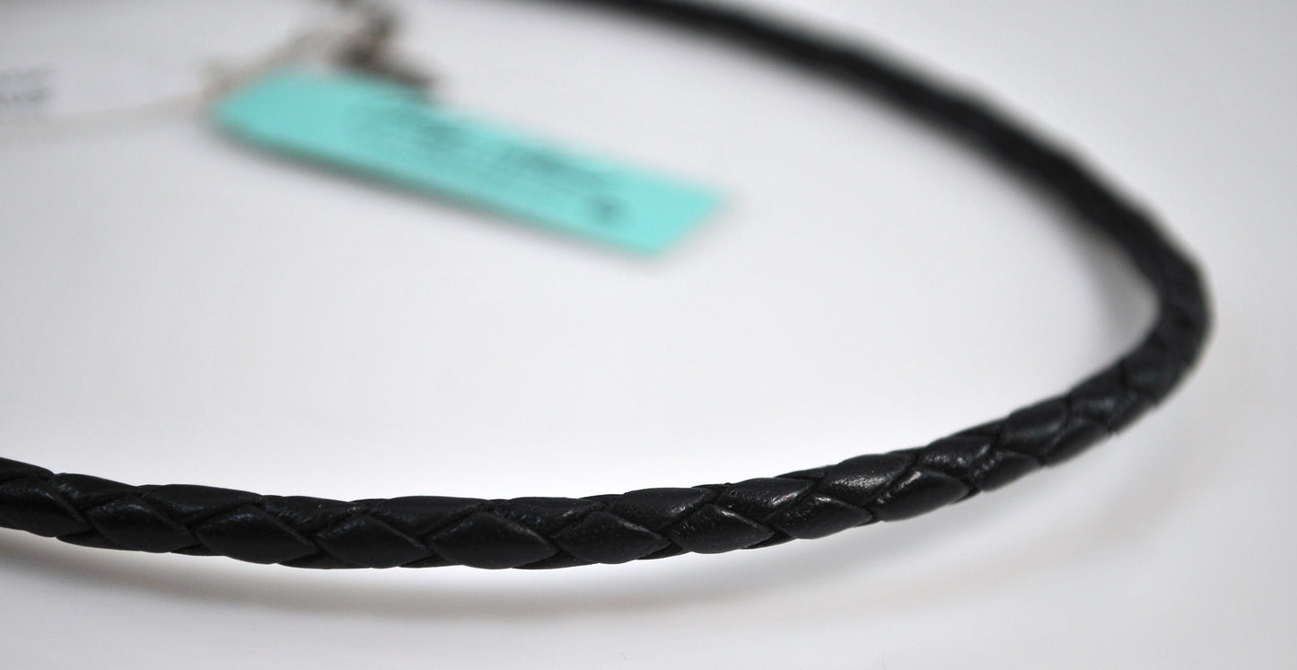 Carolyn Pollack Relios Sterling Silver Leather Necklace