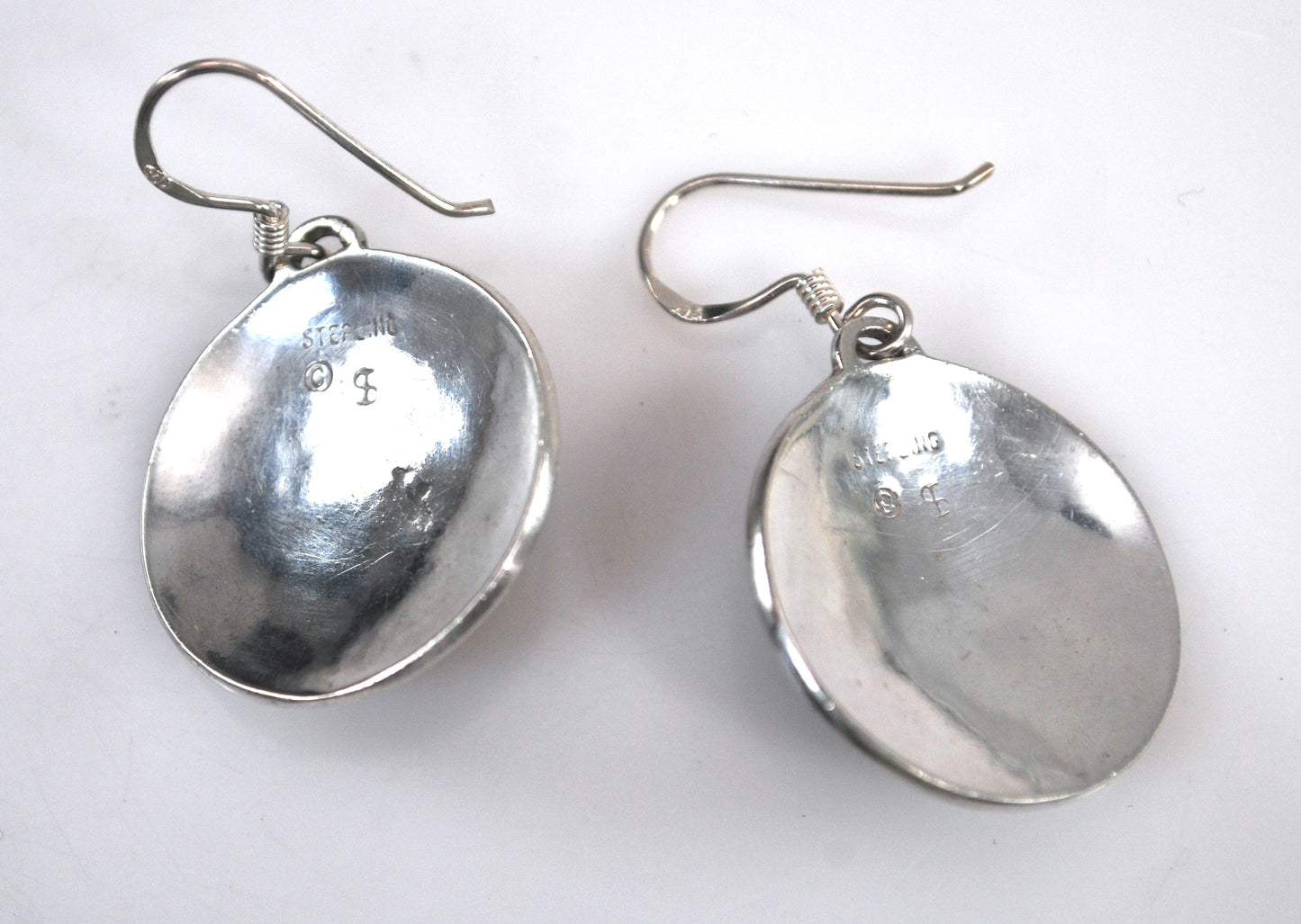 Shube Sterling Silver Southwestern Black Onyx Earrings