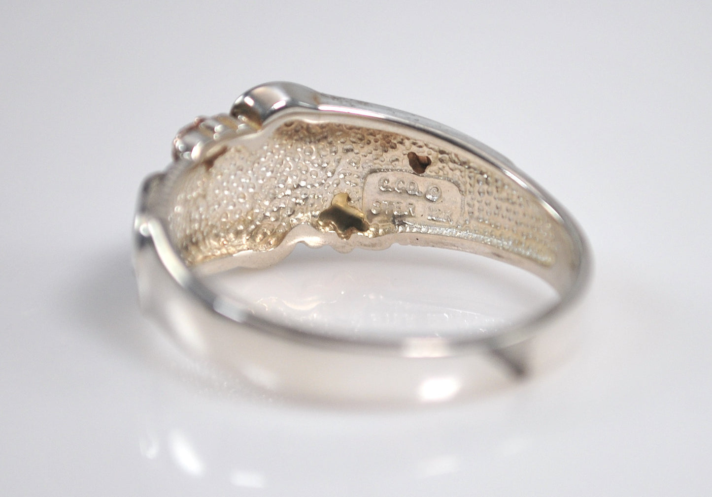 Black Hills Sterling Silver 12K Turquoise Ring